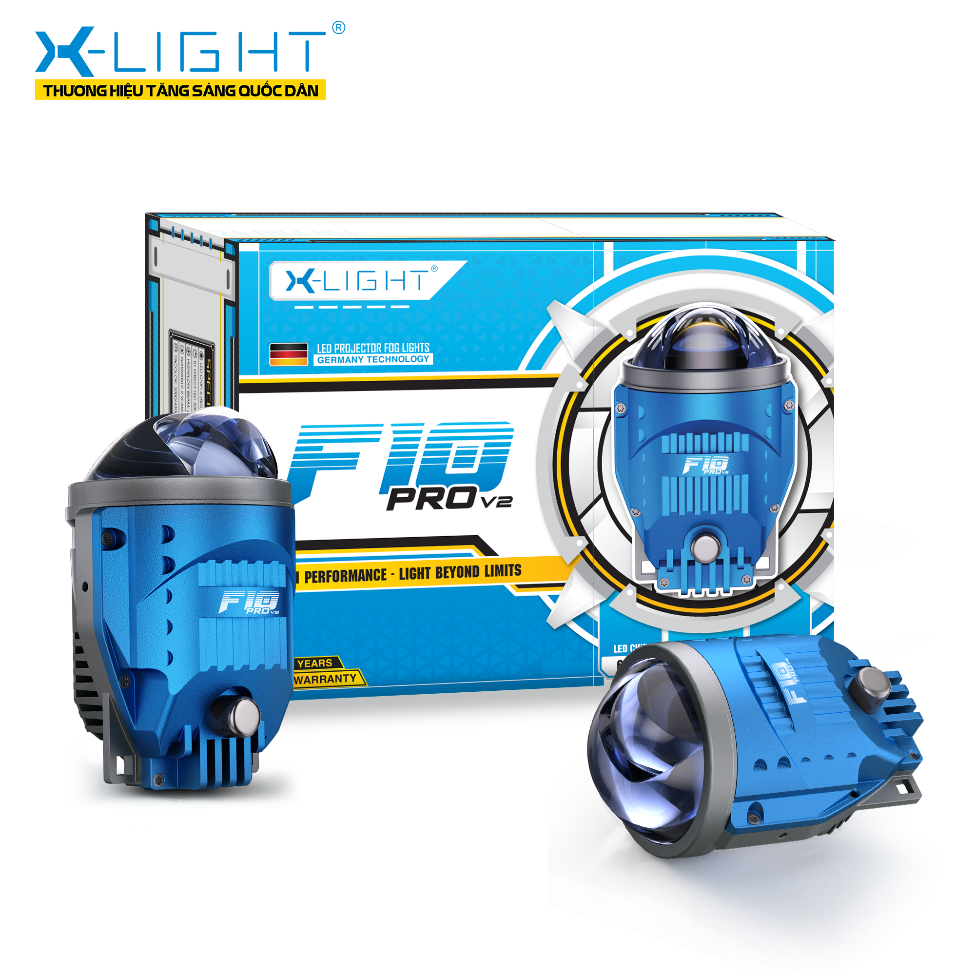 ĐÈN BI GẦM X-LIGHT F10 PRO V2